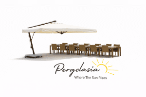 Kartal banana şemsiye Pergola sistemleri