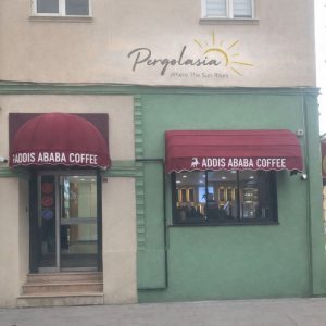 Çekmeköy sabit tente sistemleri uygulama örneği