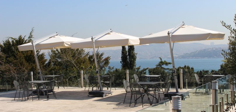 Beykoz mega şemsiye sistemi uygulaması – Pergolasia