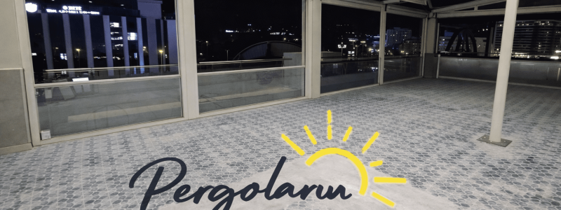 Sancaktepe giyotin cam pergola sistemleri