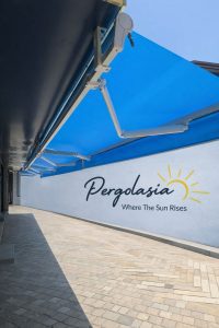 Beykoz mafsallı tente Pergola sistemleri