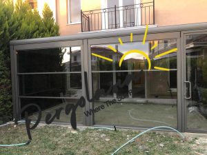 Çekmeköy giyotin cam pergola sistemleri