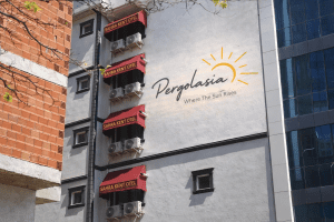 Ataşehir sabit tente sistemleri uygulama örneği