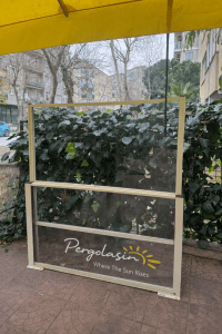 Kartal rüzgar kırıcı pergola sistemleri