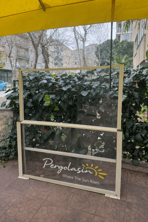 Kartal rüzgar kırıcı pergola sistemleri