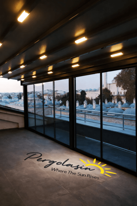Sultanbeyli sürme cam pergola sistemleri