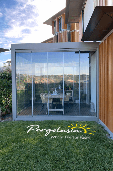 Sultanbeyli sürme cam pergola sistemleri