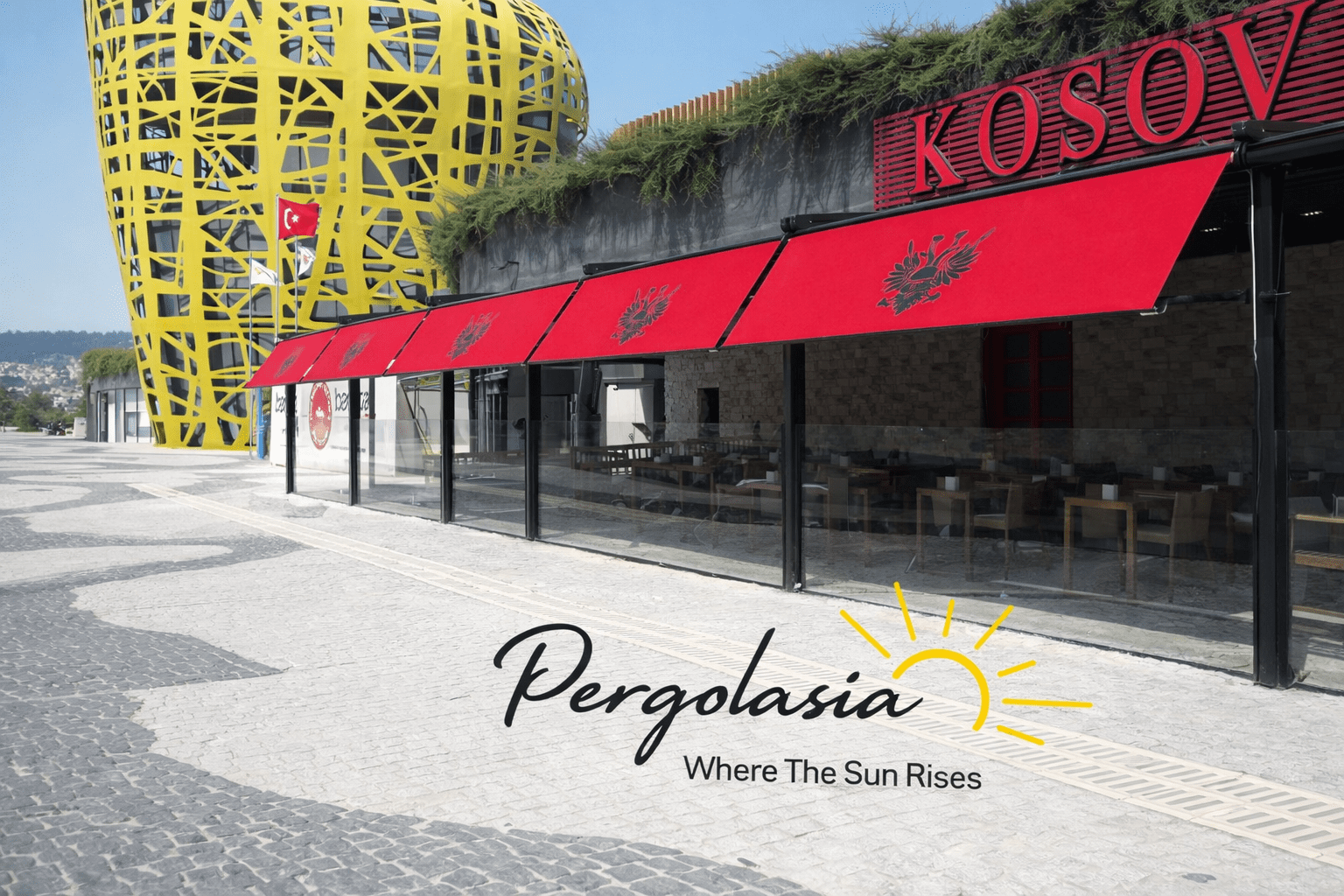 Şile pencere tente Pergola sistemleri
