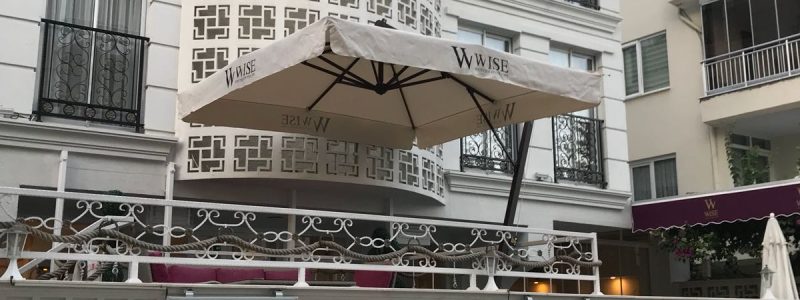 Beykoz mega şemsiye sistemi uygulaması – Pergolasia