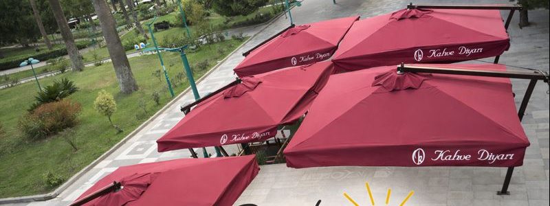 Üsküdar banana şemsiye Pergola sistemleri