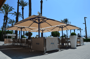 Ataşehir mega şemsiye sistemi uygulaması – Pergolasia